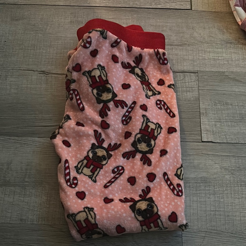 Cozy Pink  Pajamas with Reindeer Design